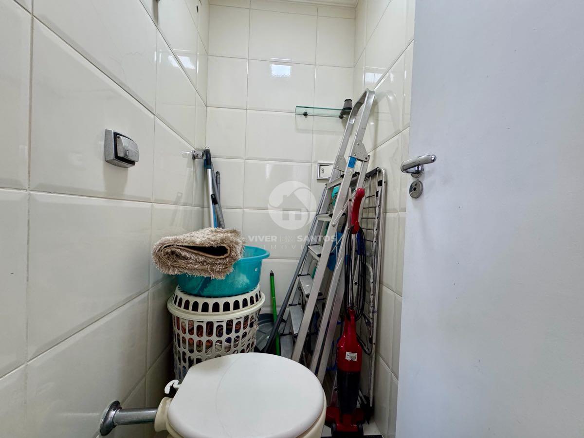 Apartamento 110 m², 3 Dormitórios, Suíte, Hall Privativo e Vaga Demarcada no Boqueirão – Santos/SP em Boqueirão, Santos — foto 15