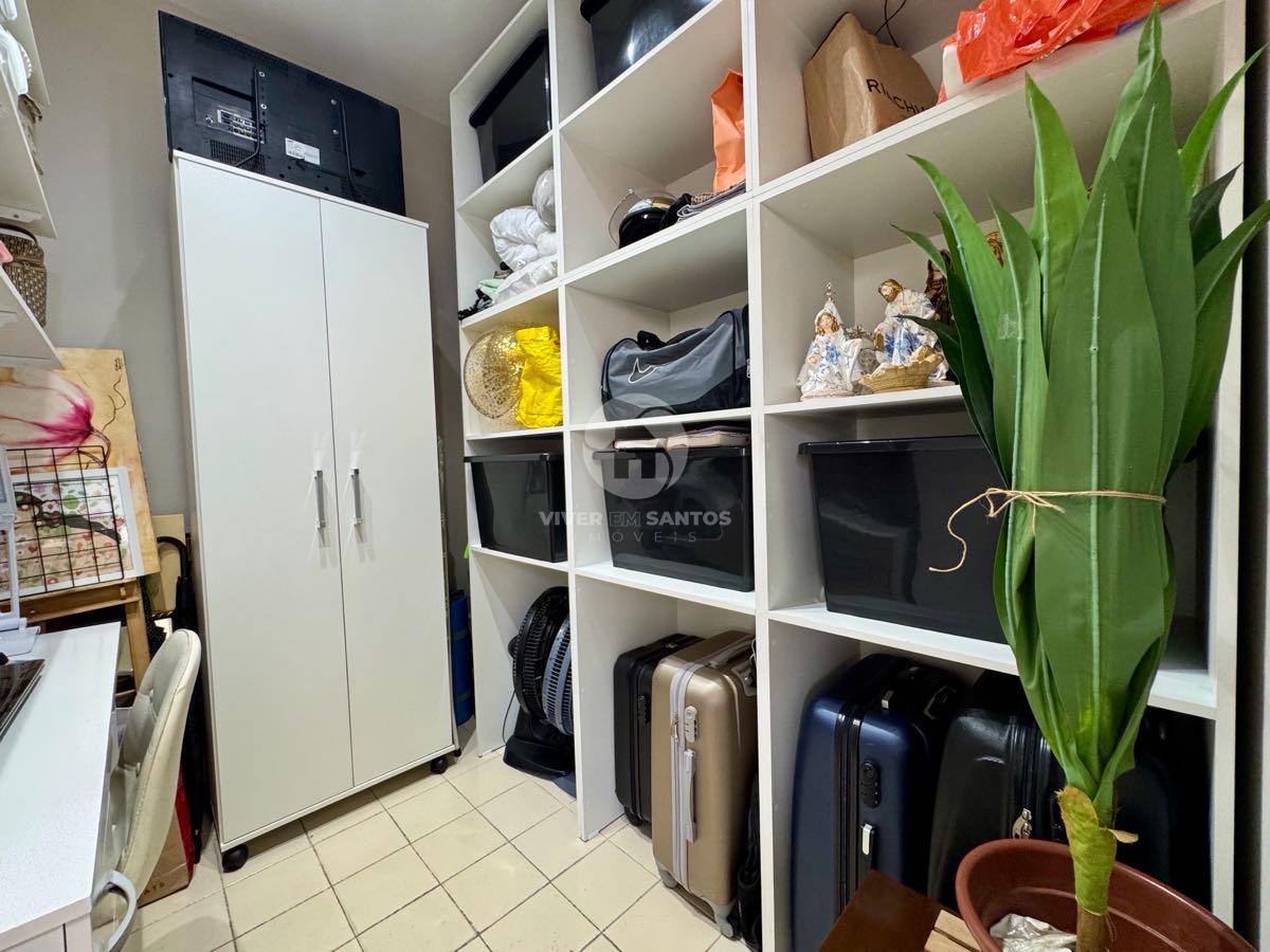 Apartamento 110 m², 3 Dormitórios, Suíte, Hall Privativo e Vaga Demarcada no Boqueirão – Santos/SP em Boqueirão, Santos — foto 17