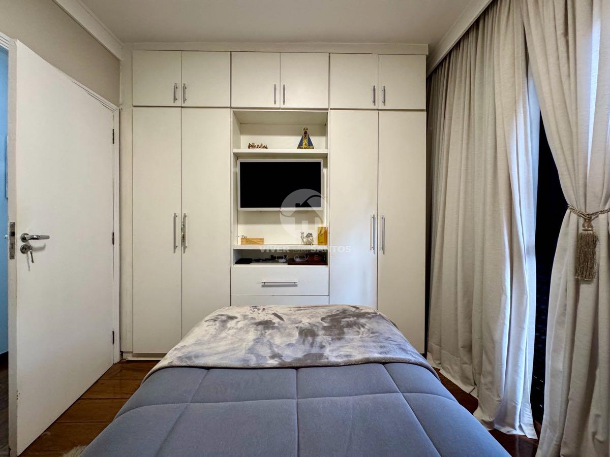 Apartamento 110 m², 3 Dormitórios, Suíte, Hall Privativo e Vaga Demarcada no Boqueirão – Santos/SP em Boqueirão, Santos — foto 9