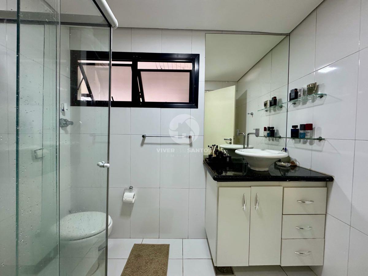 Apartamento 110 m², 3 Dormitórios, Suíte, Hall Privativo e Vaga Demarcada no Boqueirão – Santos/SP em Boqueirão, Santos — foto 4