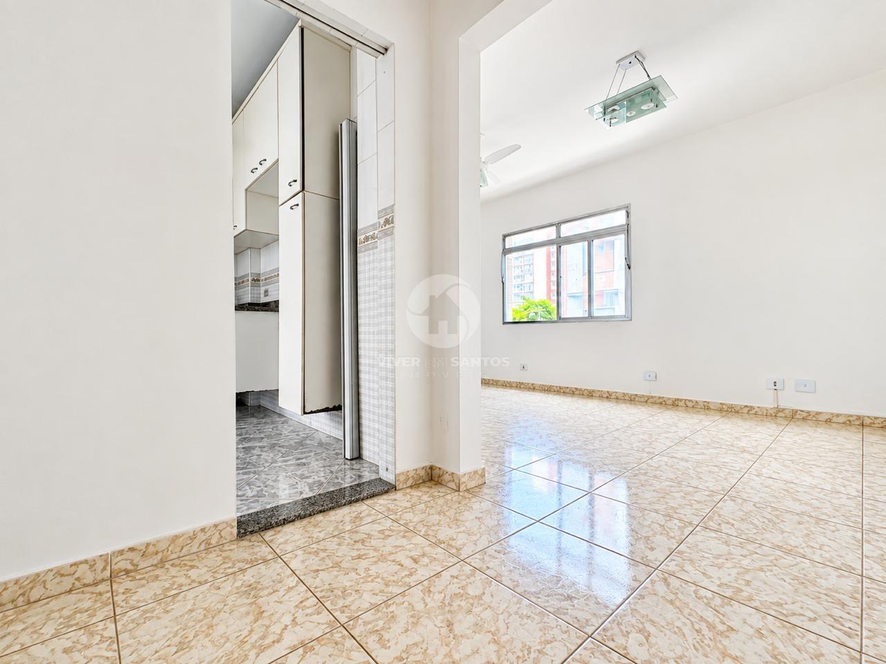 Apartamento 2 Dormitórios, Dependência Completa e Garagem no José Menino – Santos/SP em José Menino, Santos — foto 3