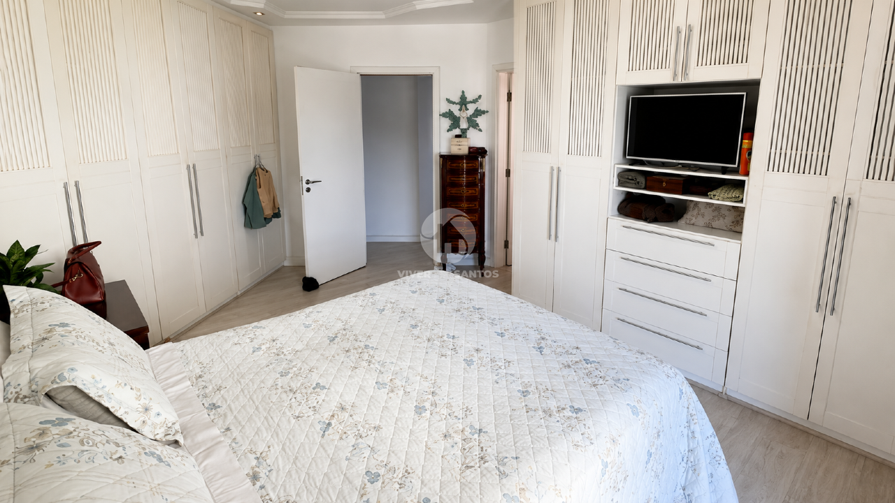 Apartamento 200 m², 3 Suítes, Vista para o Mar, 3 Vagas e Lazer Completo na Ponta da Praia – Santos/SP em Ponta da Praia, Santos — foto 12