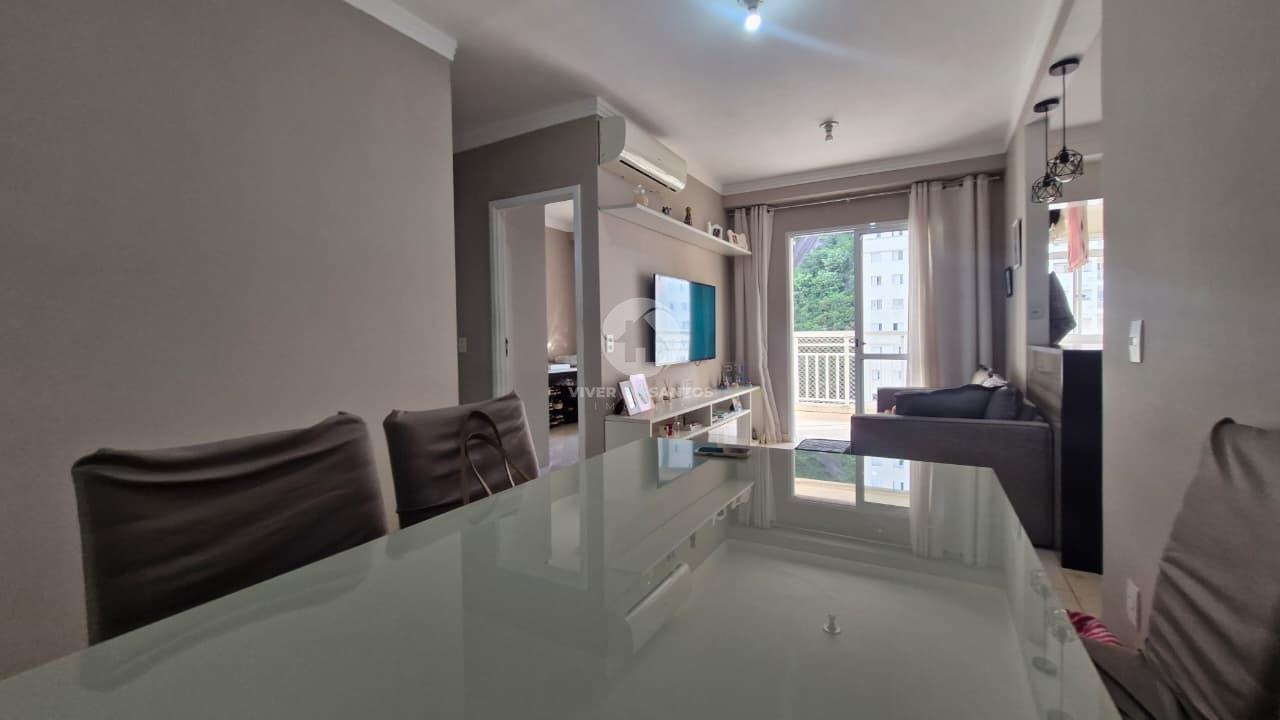 Apartamento 2 Dormitórios, Suíte, Sacada, Andar Alto e Lazer Completo no Aqua Play – Santos/SP em Marapé, Santos — foto 3