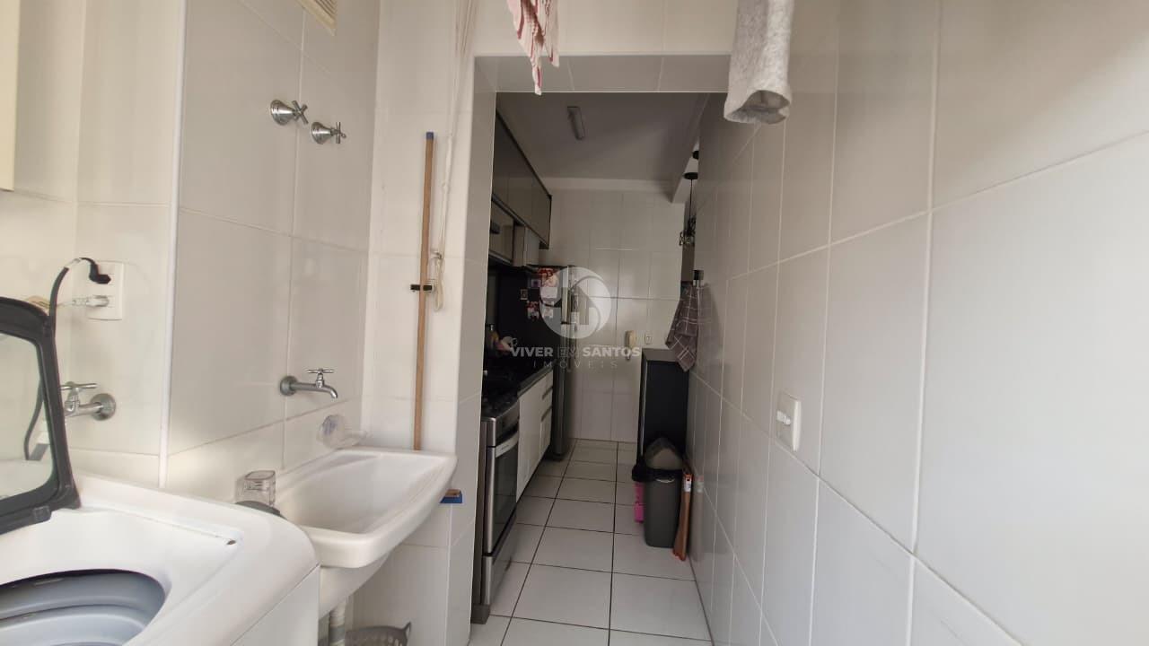 Apartamento 2 Dormitórios, Suíte, Sacada, Andar Alto e Lazer Completo no Aqua Play – Santos/SP em Marapé, Santos — foto 16