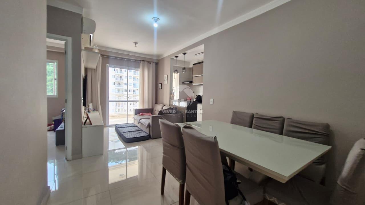 Apartamento 2 Dormitórios, Suíte, Sacada, Andar Alto e Lazer Completo no Aqua Play – Santos/SP em Marapé, Santos — foto 4