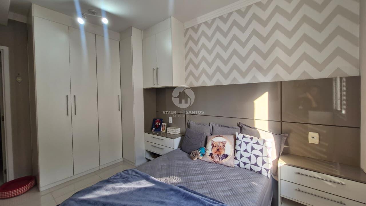 Apartamento 2 Dormitórios, Suíte, Sacada, Andar Alto e Lazer Completo no Aqua Play – Santos/SP em Marapé, Santos — foto 7