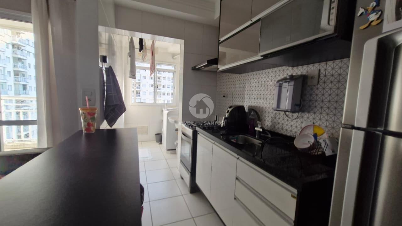 Apartamento 2 Dormitórios, Suíte, Sacada, Andar Alto e Lazer Completo no Aqua Play – Santos/SP em Marapé, Santos — foto 14