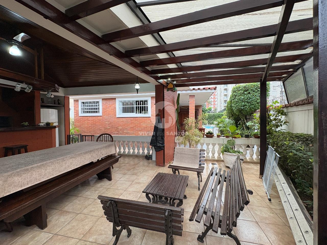 Casa 350 m², 4 Dormitórios, 2 Suítes, Piscina, Área Gourmet e 4 Vagas na Ponta da Praia – Santos/SP em Ponta da Praia, Santos — foto 7