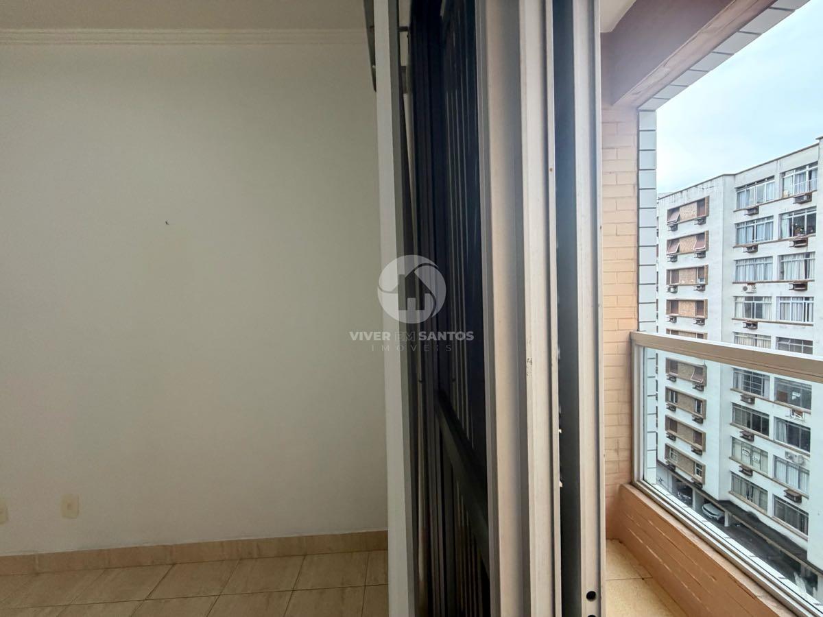 Apartamento de Frente, 2 Dormitórios, Sacada e a 1 Quadra da Praia no Boqueirão – Santos/SP em Boqueirão, Santos — foto 8