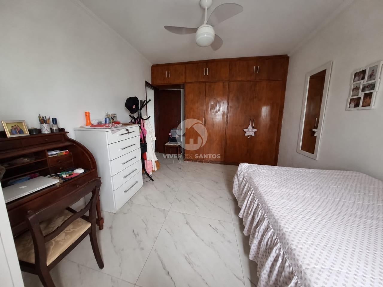 Apartamento 3 Dormitórios, Suíte com Closet, 2 Varandas e Vaga Demarcada no Embaré – Santos/SP em Embaré, Santos — foto 16