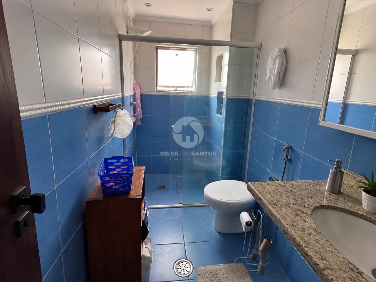Apartamento 3 Dormitórios, Suíte com Closet, 2 Varandas e Vaga Demarcada no Embaré – Santos/SP em Embaré, Santos — foto 14