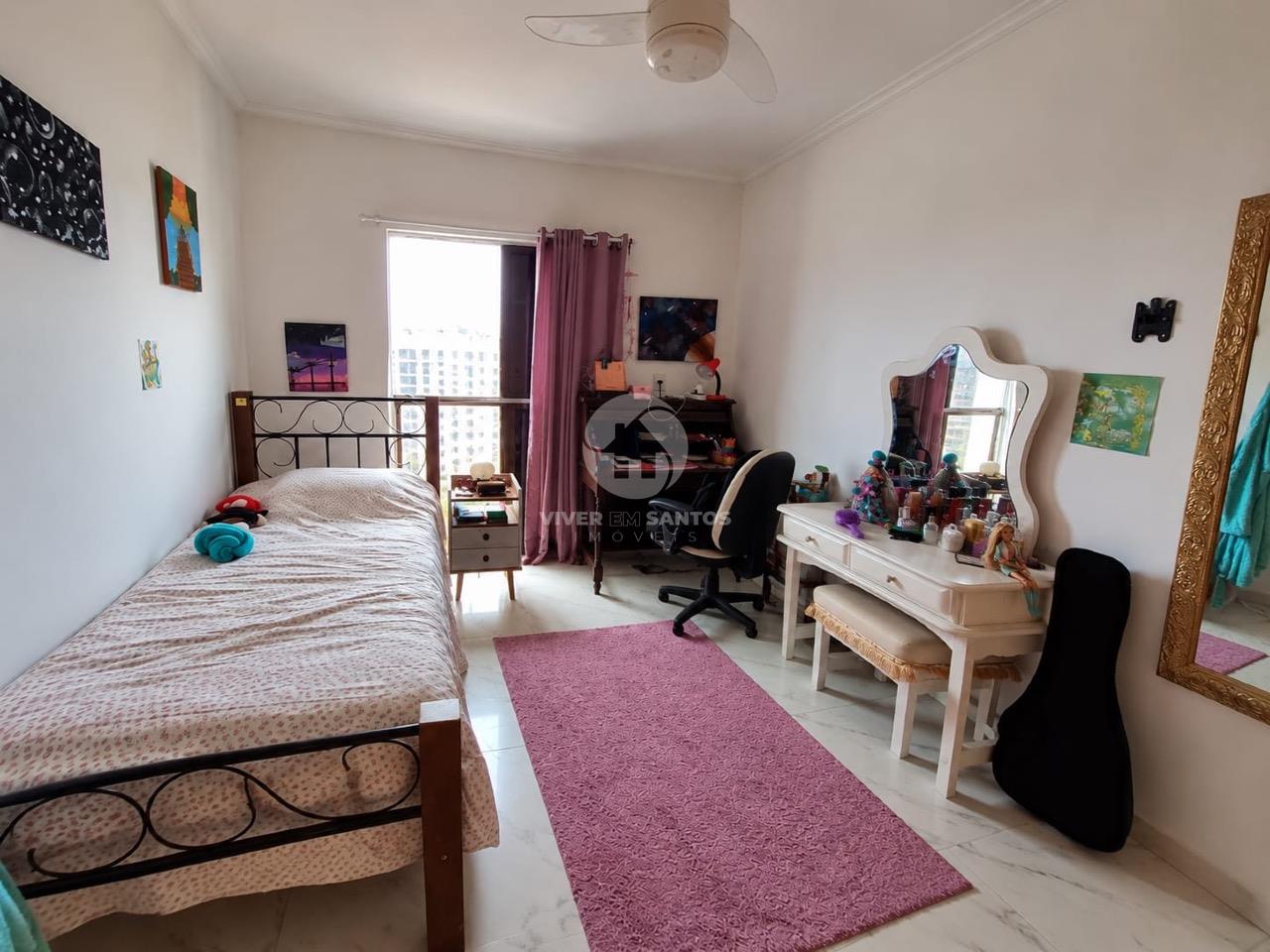 Apartamento 3 Dormitórios, Suíte com Closet, 2 Varandas e Vaga Demarcada no Embaré – Santos/SP em Embaré, Santos — foto 11