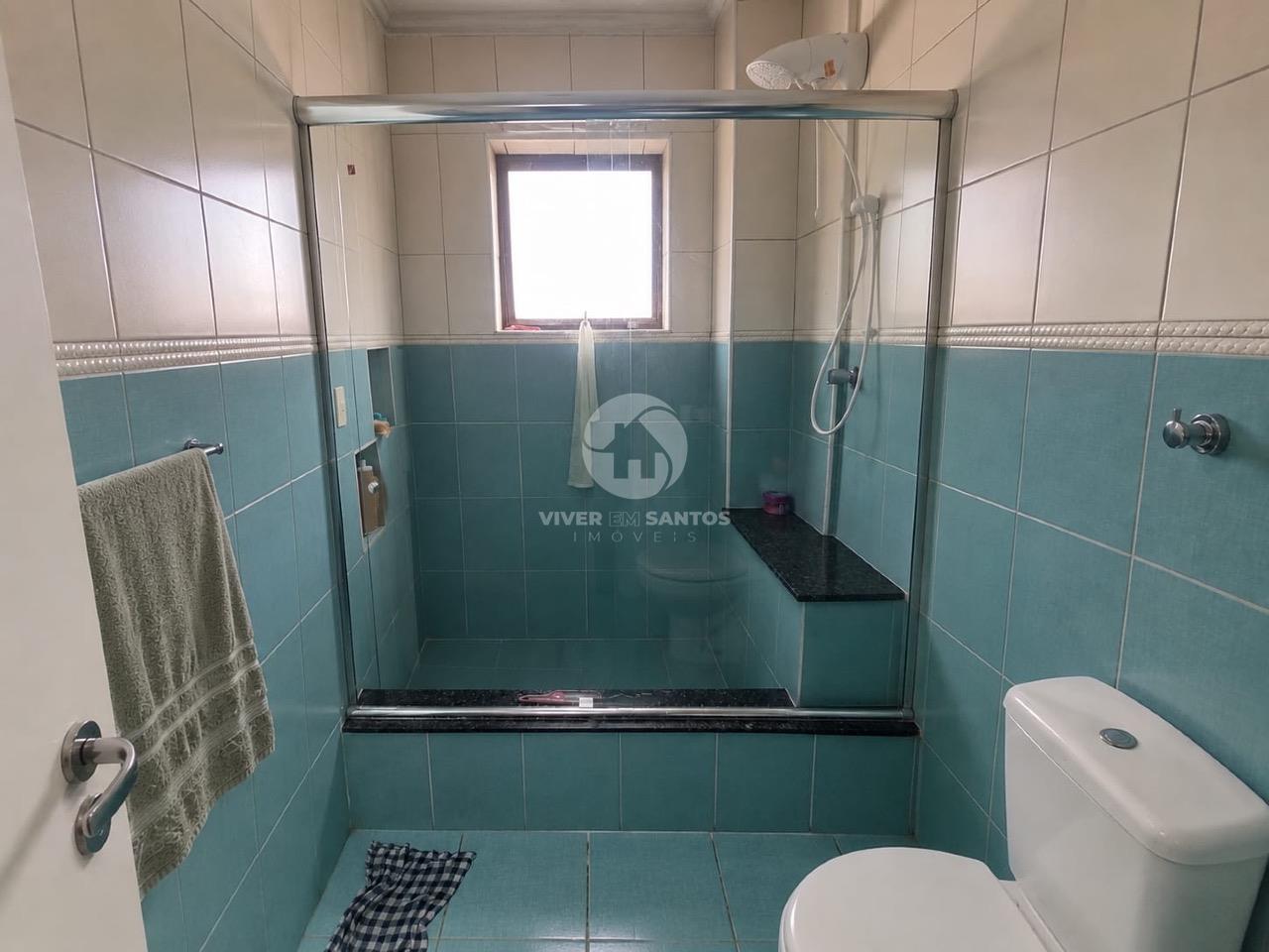Apartamento 3 Dormitórios, Suíte com Closet, 2 Varandas e Vaga Demarcada no Embaré – Santos/SP em Embaré, Santos — foto 9