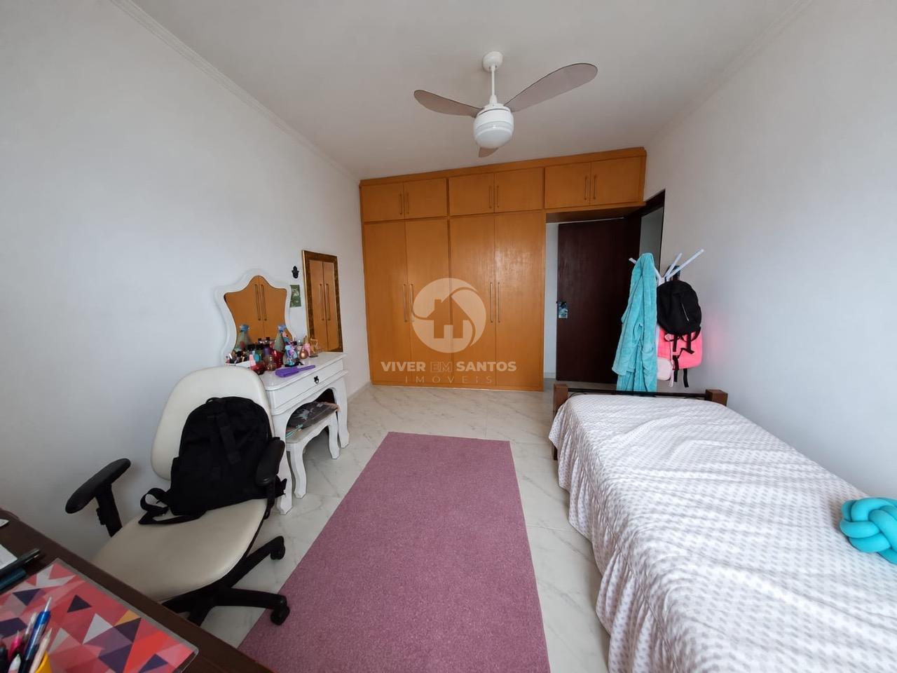 Apartamento 3 Dormitórios, Suíte com Closet, 2 Varandas e Vaga Demarcada no Embaré – Santos/SP em Embaré, Santos — foto 10