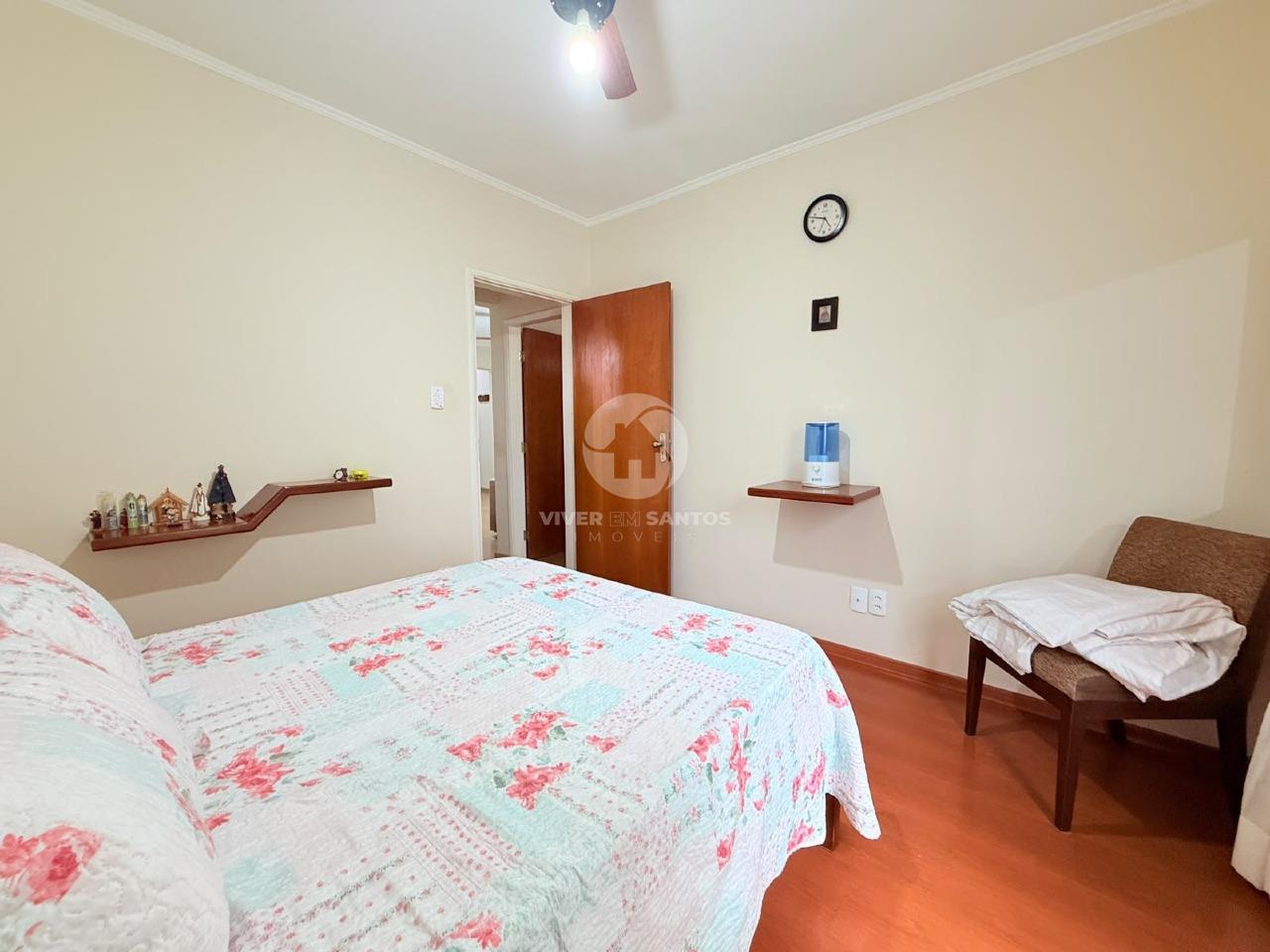 Apartamento 72 m², 2 Dormitórios, 2 Varandas, Sol da Manhã e Lazer no Campo Grande – Santos/SP em Campo Grande, Santos — foto 6