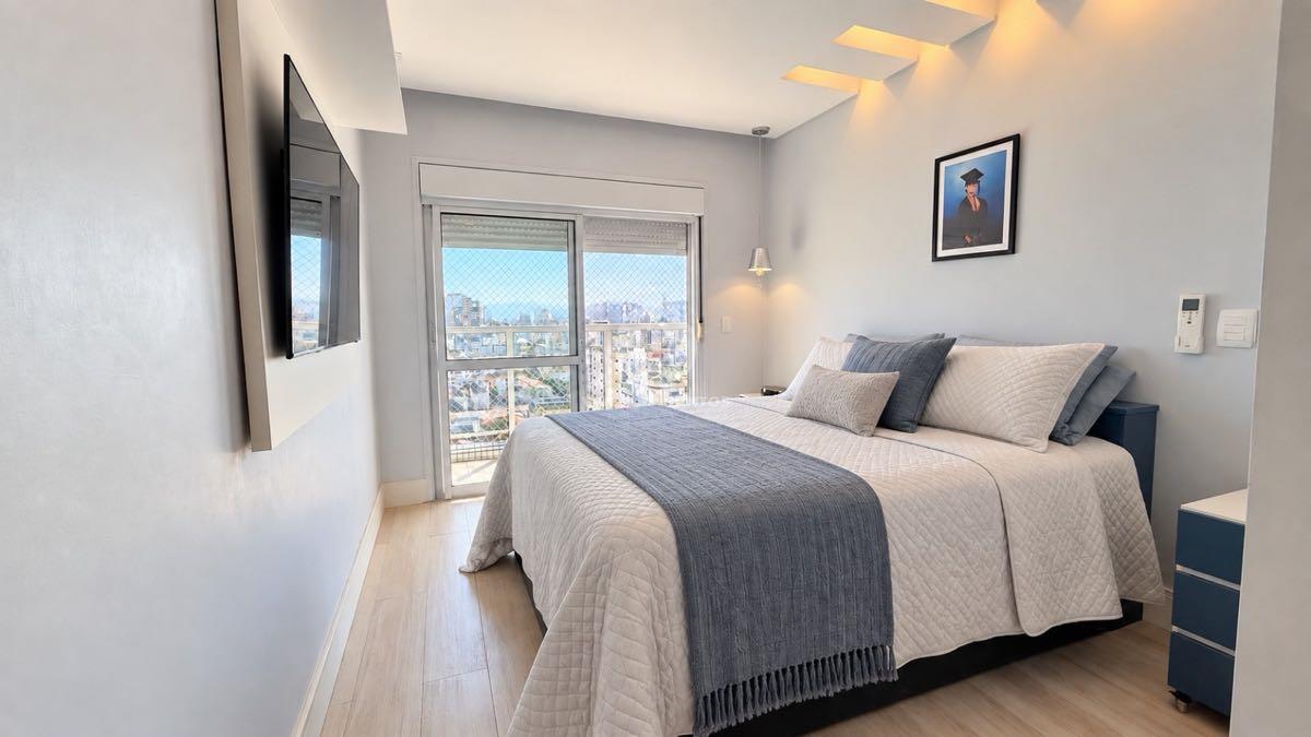 Apartamento 131 m², 3 Dormitórios, Suíte com Closet, Varanda Gourmet, 2 Vagas e Lazer Completo no Embaré – Santos/SP em Embaré, Santos — foto 8