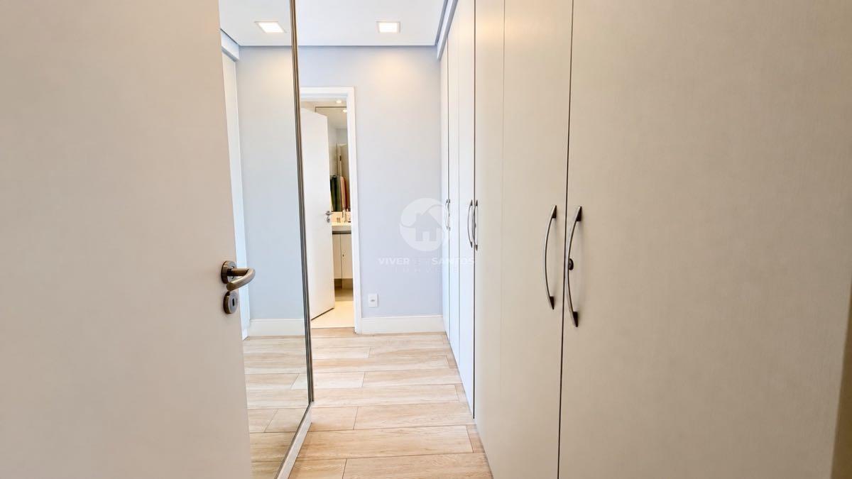 Apartamento 131 m², 3 Dormitórios, Suíte com Closet, Varanda Gourmet, 2 Vagas e Lazer Completo no Embaré – Santos/SP em Embaré, Santos — foto 12