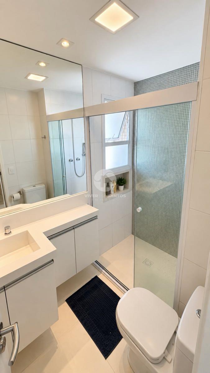 Apartamento 131 m², 3 Dormitórios, Suíte com Closet, Varanda Gourmet, 2 Vagas e Lazer Completo no Embaré – Santos/SP em Embaré, Santos — foto 19