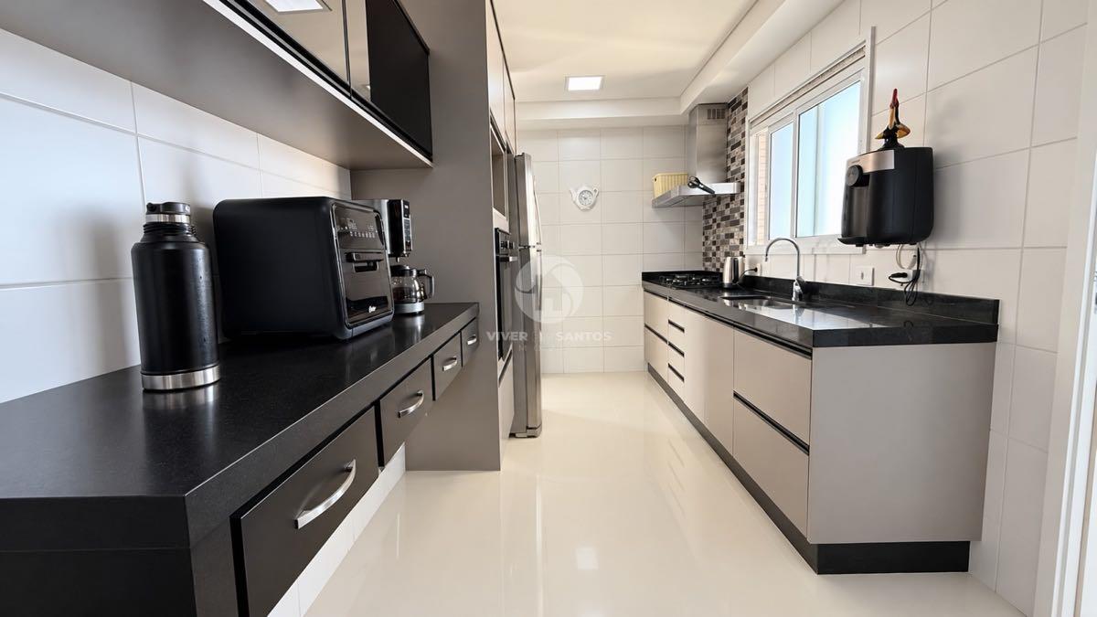 Apartamento 131 m², 3 Dormitórios, Suíte com Closet, Varanda Gourmet, 2 Vagas e Lazer Completo no Embaré – Santos/SP em Embaré, Santos — foto 22