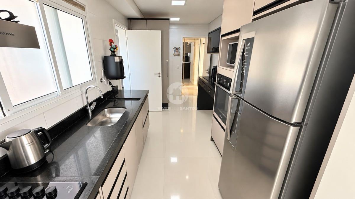 Apartamento 131 m², 3 Dormitórios, Suíte com Closet, Varanda Gourmet, 2 Vagas e Lazer Completo no Embaré – Santos/SP em Embaré, Santos — foto 23