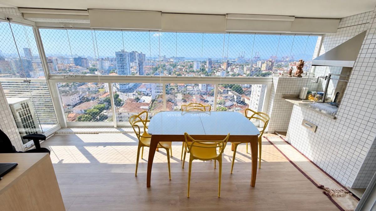 Apartamento 131 m², 3 Dormitórios, Suíte com Closet, Varanda Gourmet, 2 Vagas e Lazer Completo no Embaré – Santos/SP em Embaré, Santos — foto 10
