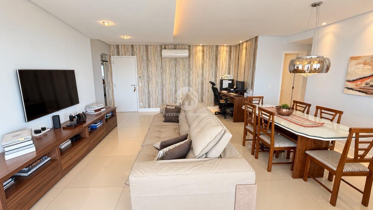 Apartamento 131 m², 3 Dormitórios, Suíte com Closet, Varanda Gourmet, 2 Vagas e Lazer Completo no Embaré – Santos/SP em Embaré, Santos — foto 7