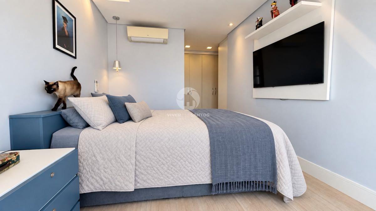 Apartamento 131 m², 3 Dormitórios, Suíte com Closet, Varanda Gourmet, 2 Vagas e Lazer Completo no Embaré – Santos/SP em Embaré, Santos — foto 5