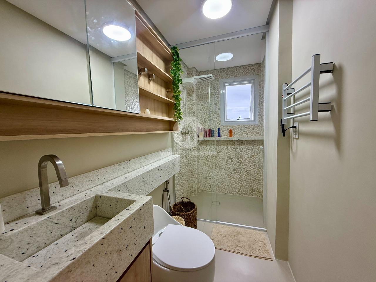 Apartamento Frente Mar 67 m², 1 Dormitório com Closet, Varanda Gourmet e Vaga na Aparecida – Santos/SP em Aparecida, Santos — foto 13