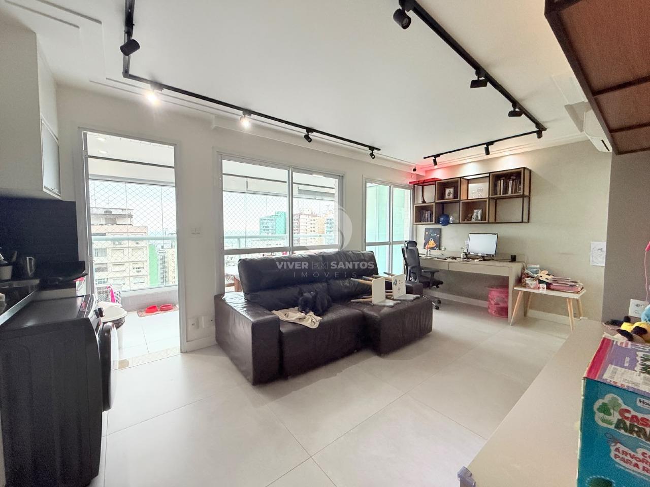 Apartamento 70 m², 2 Dormitórios, Suíte, Varanda, Sol da Manhã e Lazer Completo na Pompéia – Santos/SP em Pompéia, Santos — foto 6