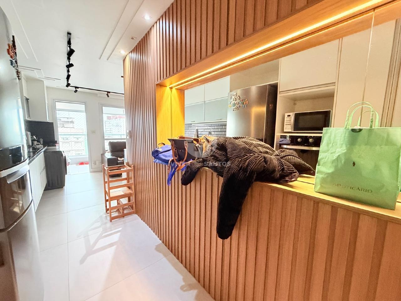 Apartamento 70 m², 2 Dormitórios, Suíte, Varanda, Sol da Manhã e Lazer Completo na Pompéia – Santos/SP em Pompéia, Santos — foto 7