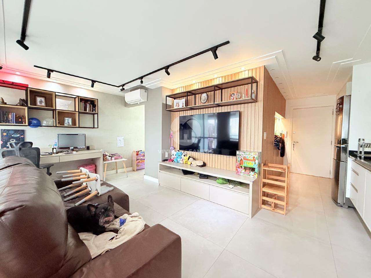 Apartamento 70 m², 2 Dormitórios, Suíte, Varanda, Sol da Manhã e Lazer Completo na Pompéia – Santos/SP em Pompéia, Santos — foto 5