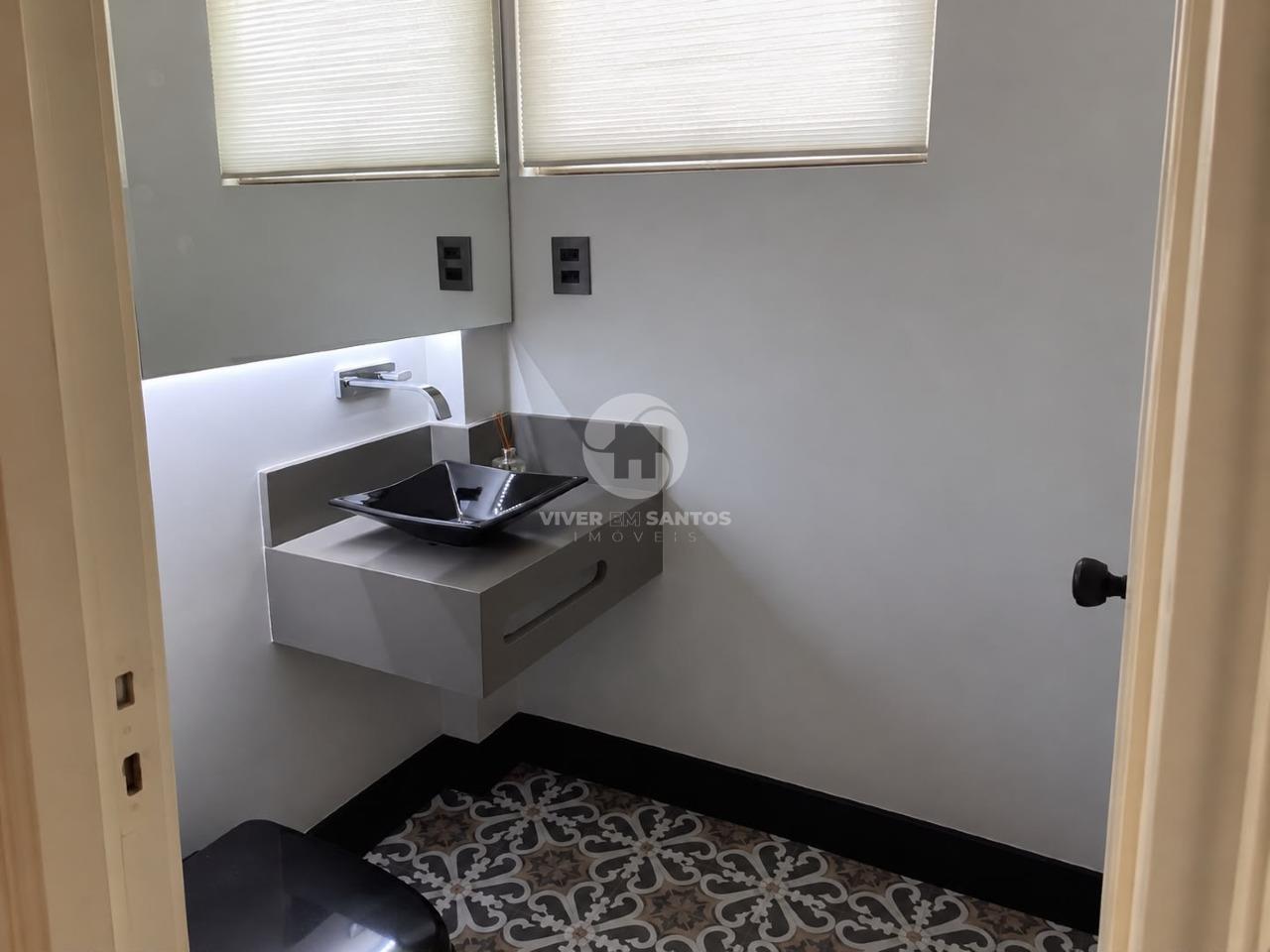 Apartamento Reformado 211 m², 3 Dormitórios e Vaga Demarcada no Boqueirão – Santos/SP em Boqueirão, Santos — foto 7