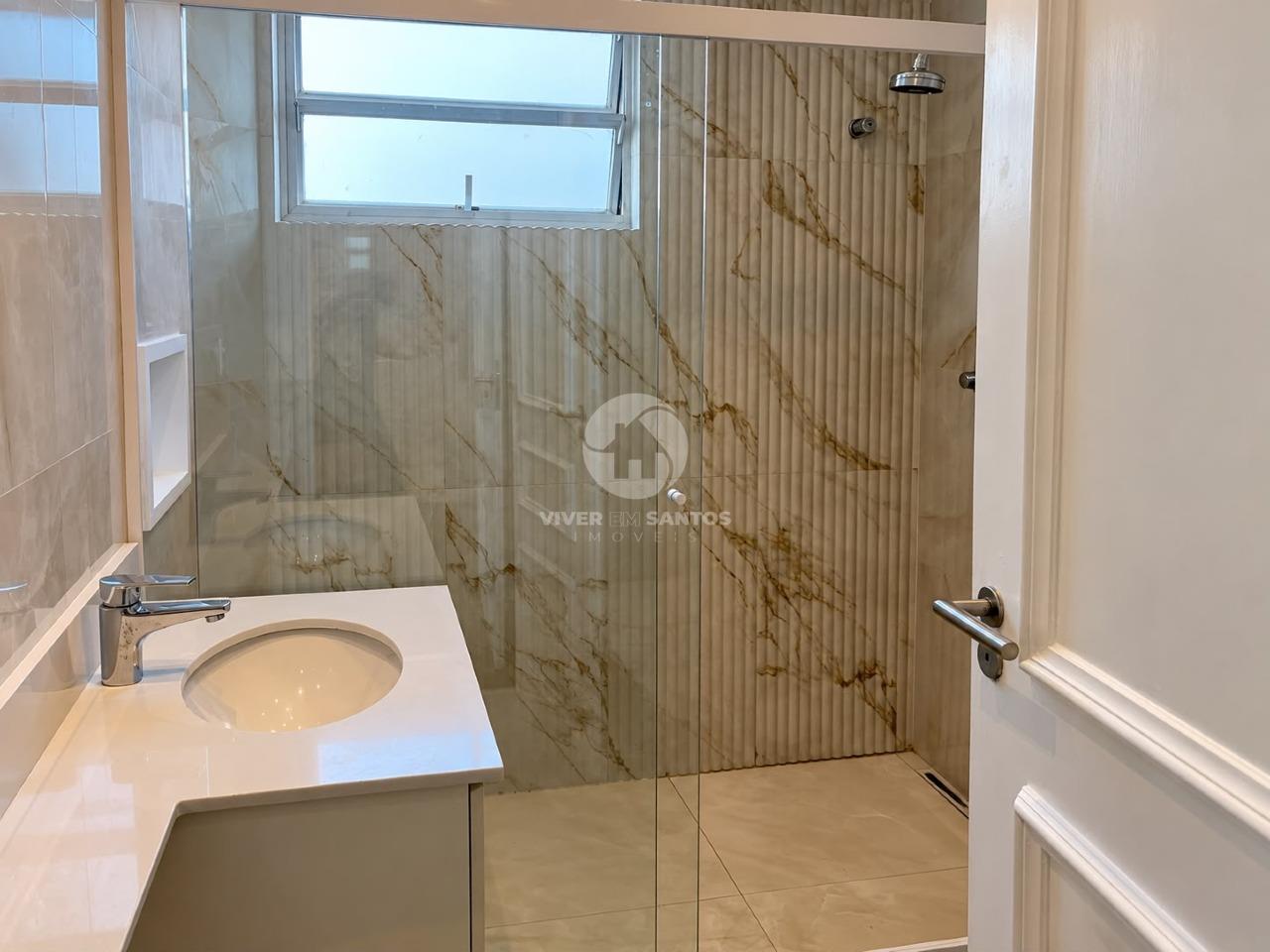 Apartamento Reformado 160 m², 3 Suítes, Lavabo e 2 Vagas Demarcadas no Boqueirão – Santos/SP em Boqueirão, Santos — foto 11
