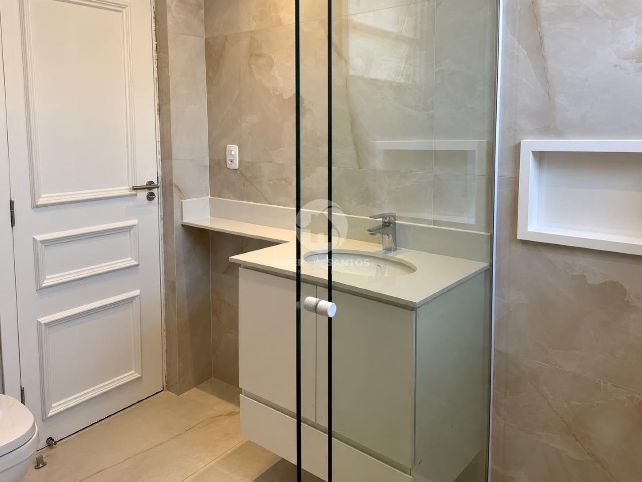 Apartamento Reformado 160 m², 3 Suítes, Lavabo e 2 Vagas Demarcadas no Boqueirão – Santos/SP em Boqueirão, Santos — foto 9