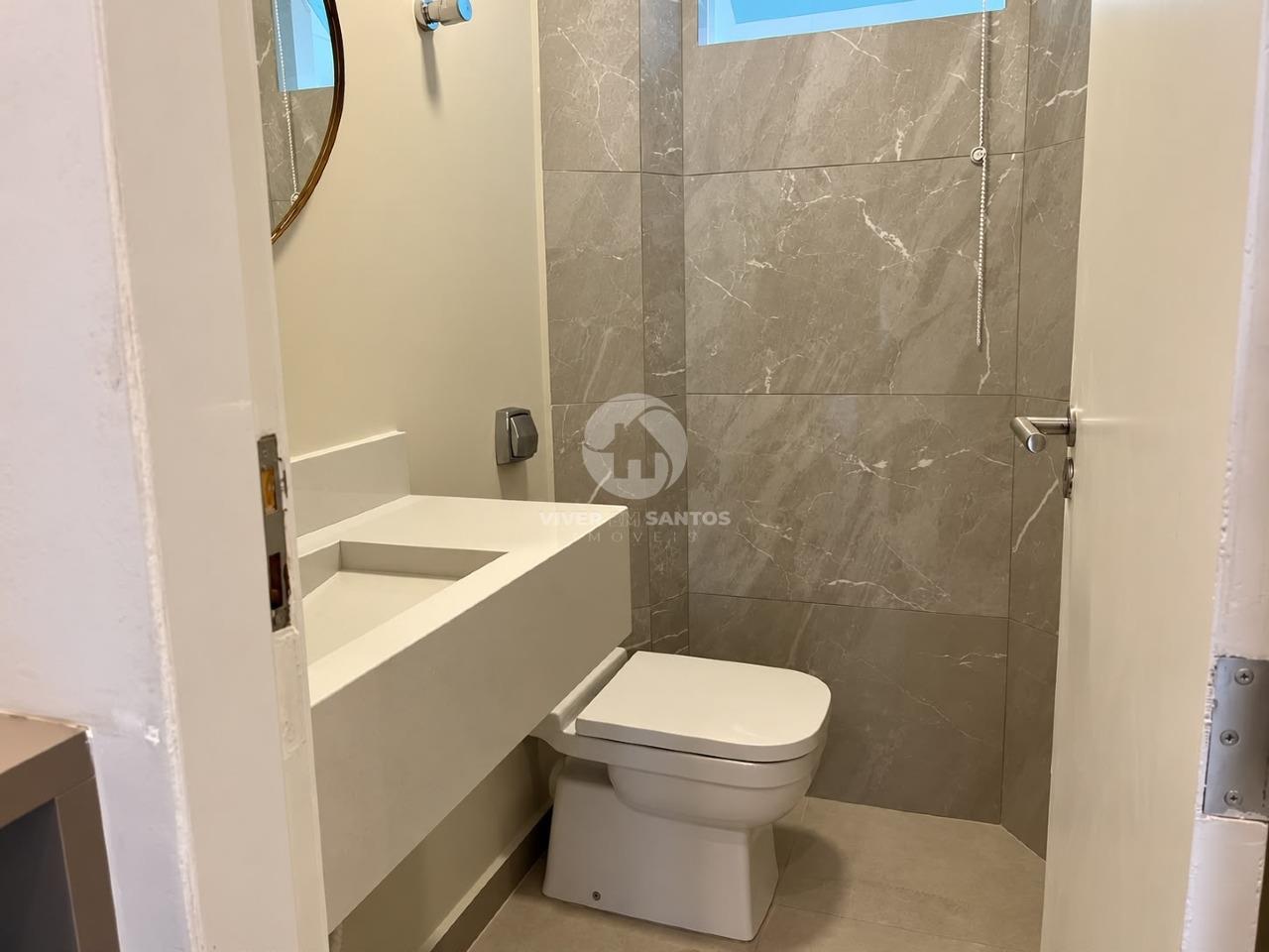 Apartamento Reformado 160 m², 3 Suítes, Lavabo e 2 Vagas Demarcadas no Boqueirão – Santos/SP em Boqueirão, Santos — foto 4
