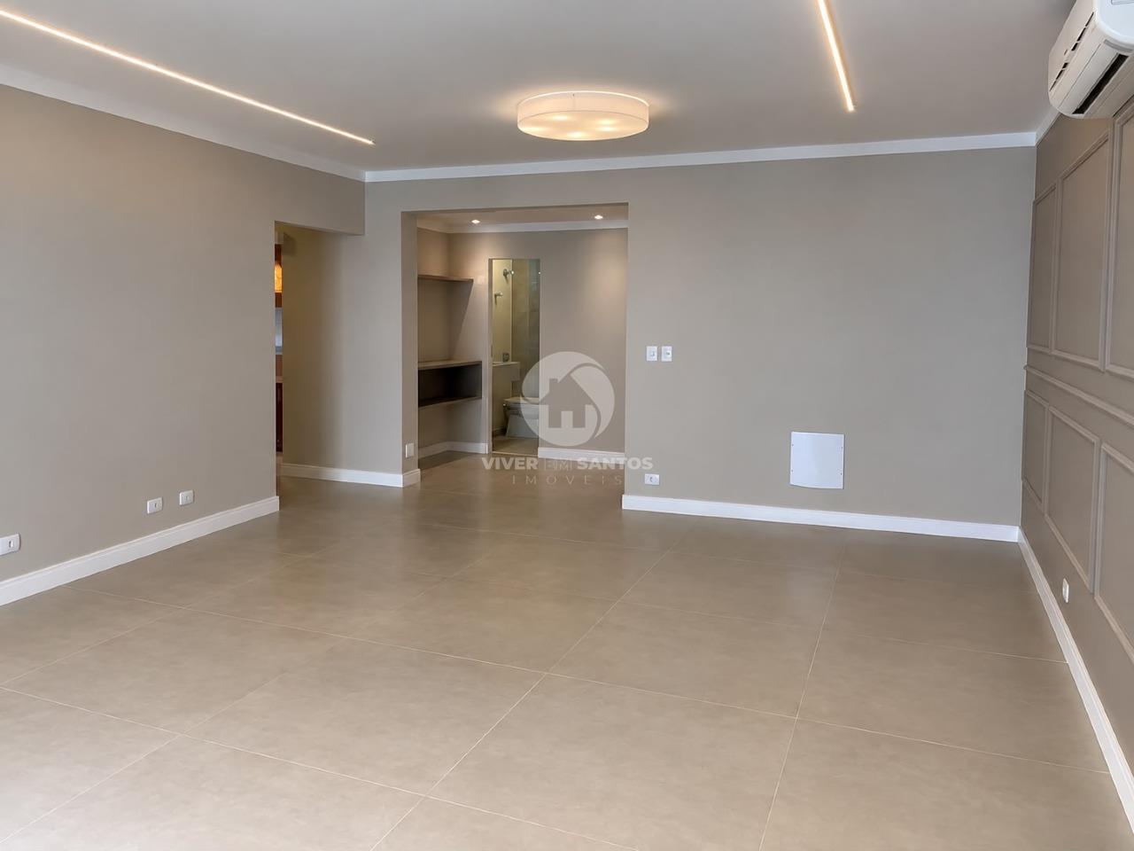 Apartamento Reformado 160 m², 3 Suítes, Lavabo e 2 Vagas Demarcadas no Boqueirão – Santos/SP em Boqueirão, Santos — foto 2