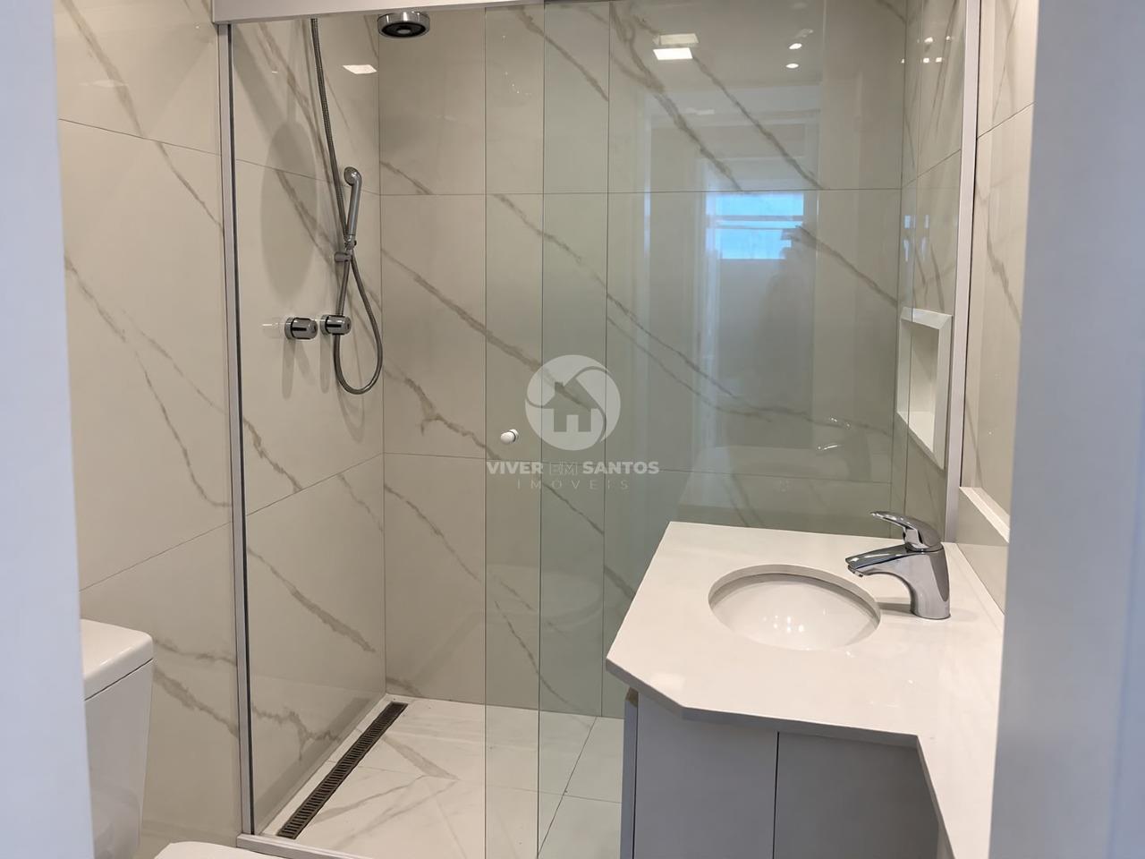 Apartamento Reformado 160 m², 3 Suítes, Lavabo e 2 Vagas Demarcadas no Boqueirão – Santos/SP em Boqueirão, Santos — foto 7