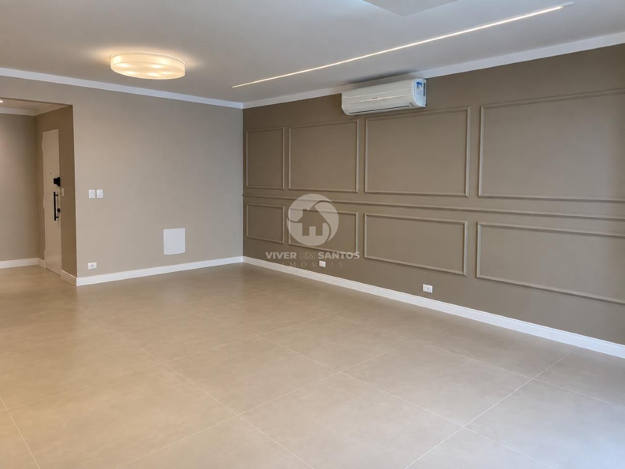 Apartamento Reformado 160 m², 3 Suítes, Lavabo e 2 Vagas Demarcadas no Boqueirão – Santos/SP em Boqueirão, Santos — foto 3