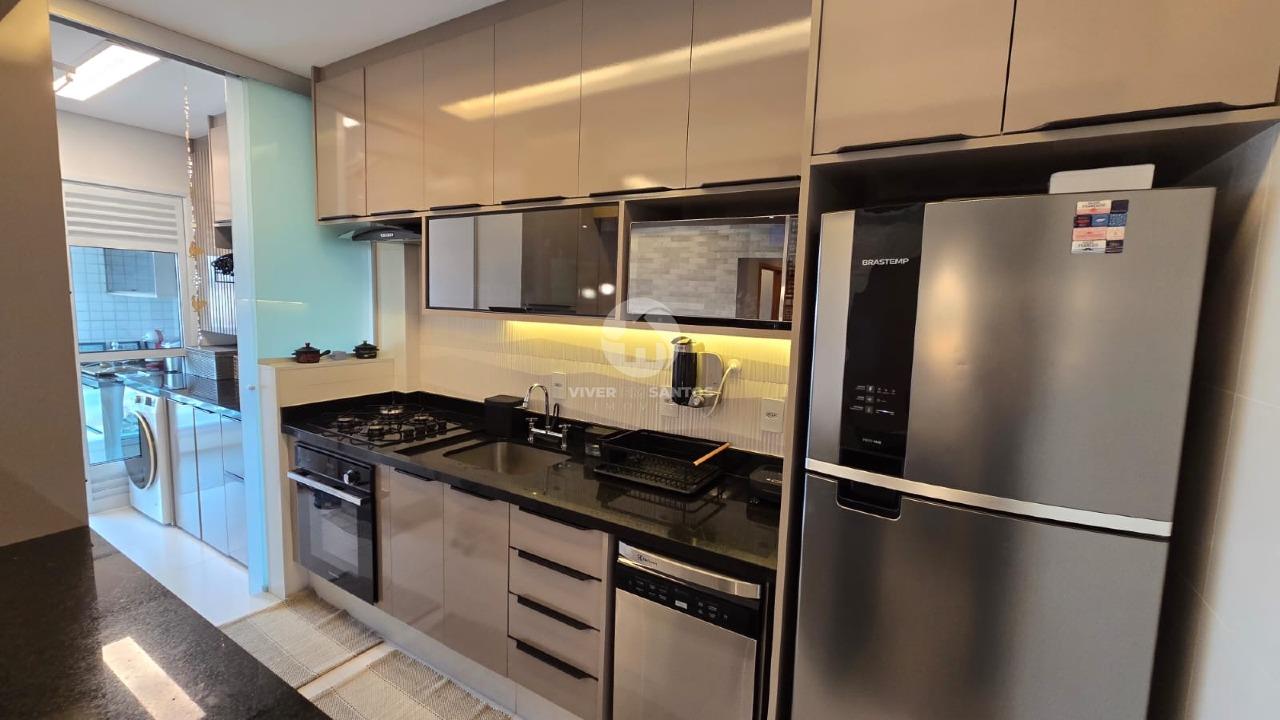 Apartamento Mobiliado 75 m², 2 Dormitórios, Suíte, Vista para o Mar e Vaga Demarcada na Ponta da Praia – Santos/SP em Ponta da Praia, Santos — foto 14