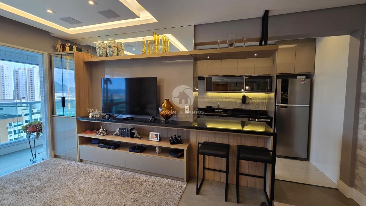 Apartamento Mobiliado 75 m², 2 Dormitórios, Suíte, Vista para o Mar e Vaga Demarcada na Ponta da Praia – Santos/SP em Ponta da Praia, Santos — foto 2