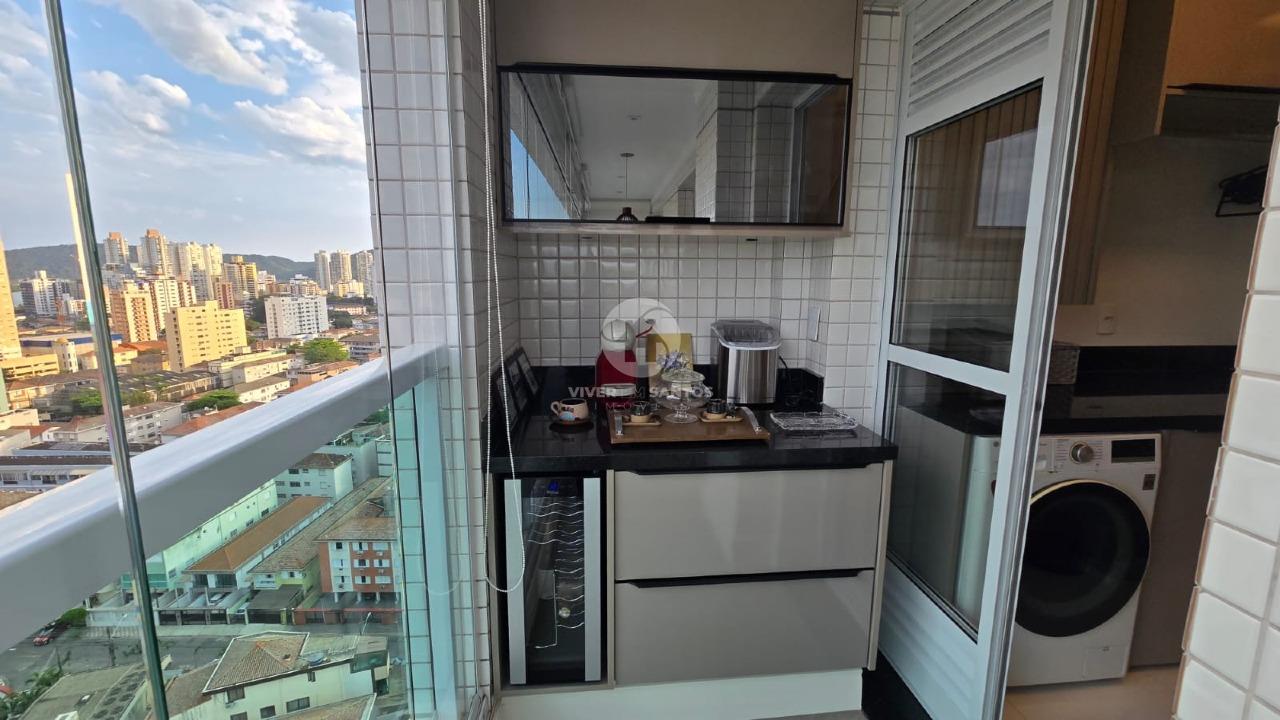 Apartamento Mobiliado 75 m², 2 Dormitórios, Suíte, Vista para o Mar e Vaga Demarcada na Ponta da Praia – Santos/SP em Ponta da Praia, Santos — foto 13