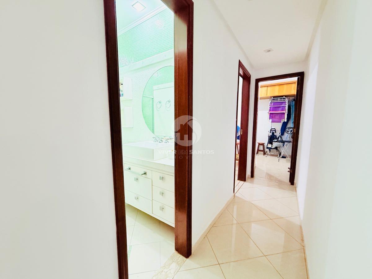 Apartamento com 119 m², 3 dormitórios e 2 Vagas no Embaré – Santos/SP em Embaré, Santos — foto 10