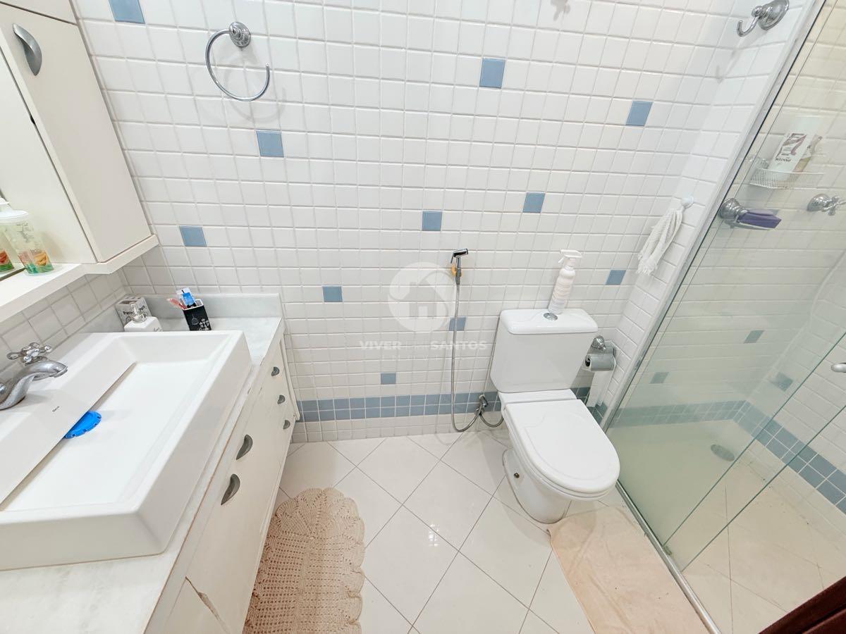 Apartamento com 119 m², 3 dormitórios e 2 Vagas no Embaré – Santos/SP em Embaré, Santos — foto 17