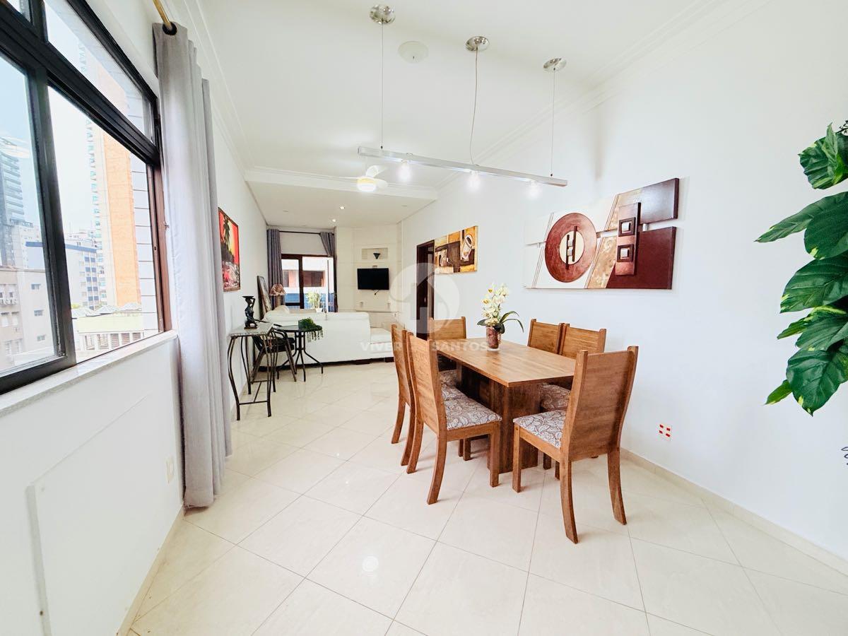Apartamento com 119 m², 3 dormitórios e 2 Vagas no Embaré – Santos/SP em Embaré, Santos — foto 2