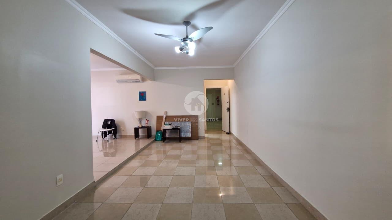Apartamento 131 m², 3 Dormitórios, Suíte, Vista Lateral para o Mar e Garagem na Pompéia – Santos/SP em Pompéia, Santos — foto 2