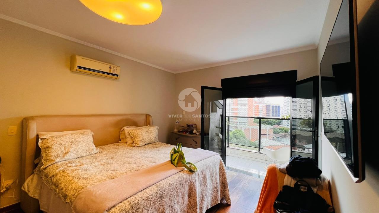 Apartamento Exclusivo, 1 por Andar, 4 Dormitórios, 3 Suítes, Elevador Privativo e 4 Vagas – Santos/SP em Gonzaga, Santos — foto 15