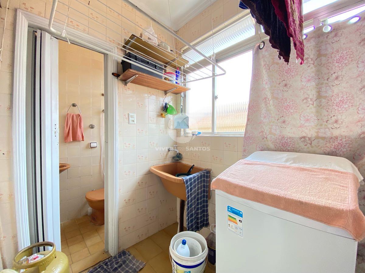Apartamento 2 Dormitórios, Dependência Completa e Garagem Fechada no Embaré – Santos/SP em Embaré, Santos — foto 10