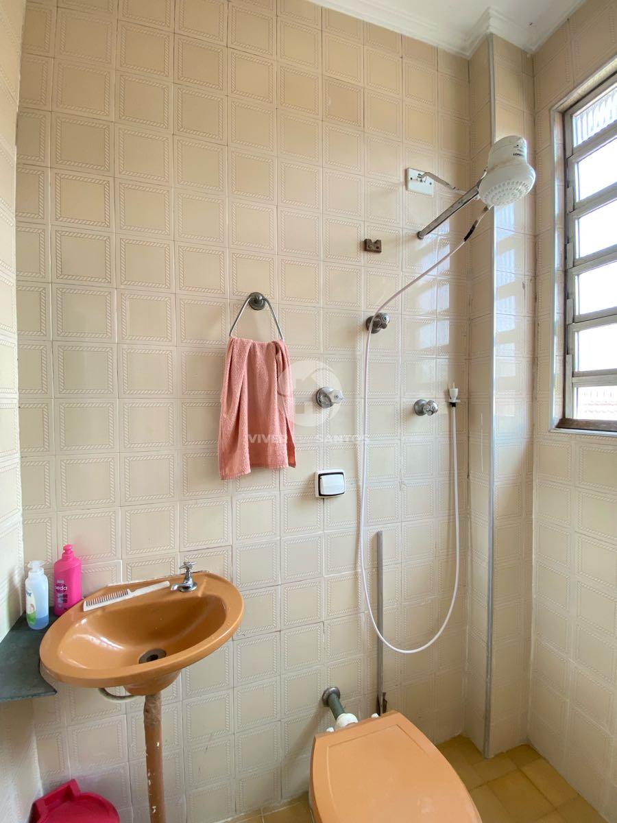 Apartamento 2 Dormitórios, Dependência Completa e Garagem Fechada no Embaré – Santos/SP em Embaré, Santos — foto 12