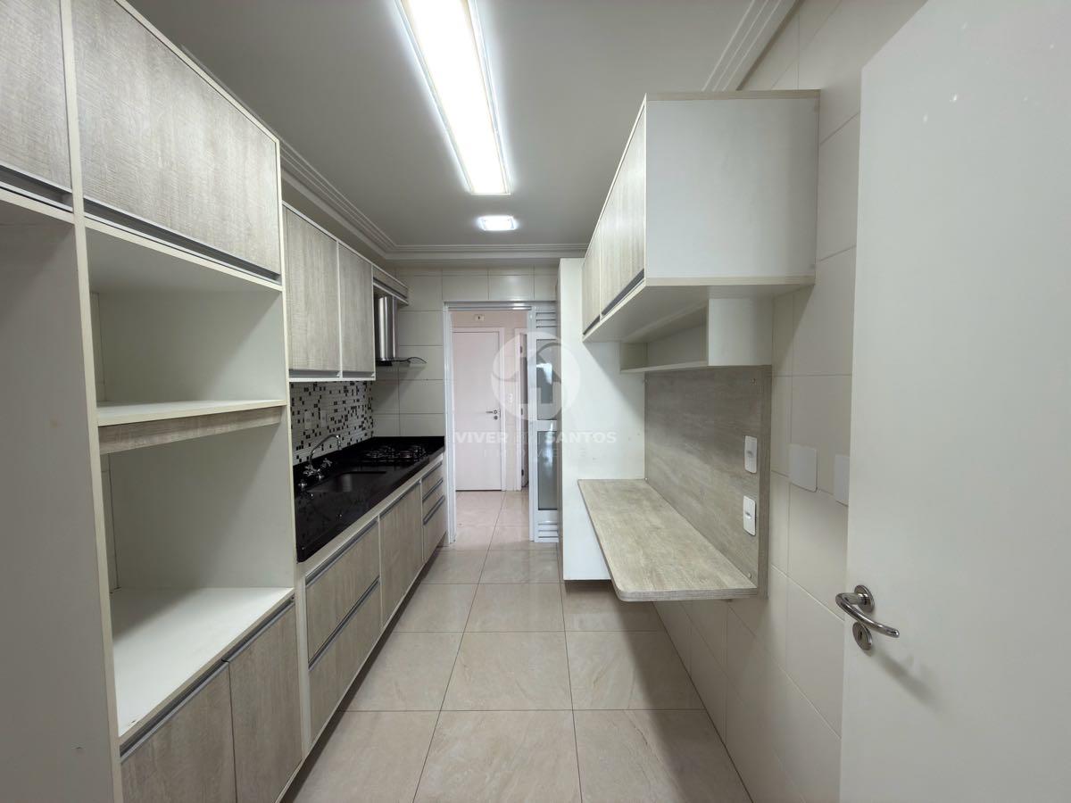 Apartamento 109 m², 3 Dormitórios, Suíte, Varanda Gourmet, Vista Livre e 2 Vagas no Gonzaga – Santos/SP em Gonzaga, Santos — foto 21