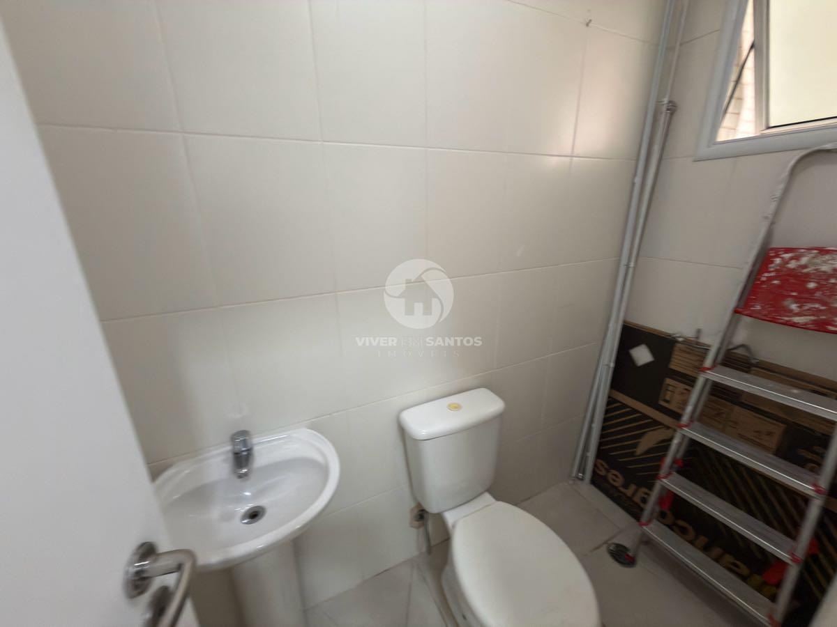 Apartamento 109 m², 3 Dormitórios, Suíte, Varanda Gourmet, Vista Livre e 2 Vagas no Gonzaga – Santos/SP em Gonzaga, Santos — foto 24